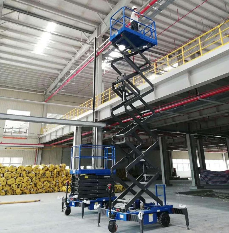新余助力行走剪叉式高空作业平台