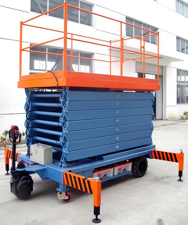 新余助力行走剪叉式高空作业平台
